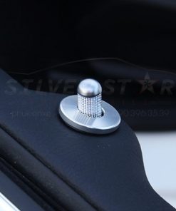 Nút chốt lock cửa Chrome