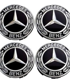 Nắp chụp mâm đen mercedes