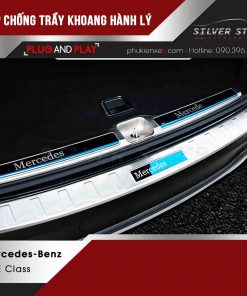 ốp chống trầy khoang hành lý sau xe mercedes