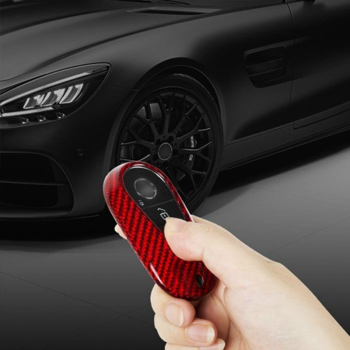 ốp chìa khóa carbon mercedes