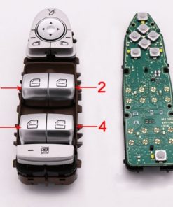 Nút bấm kính cửa Mercedes (chính hãng) - Ảnh 4