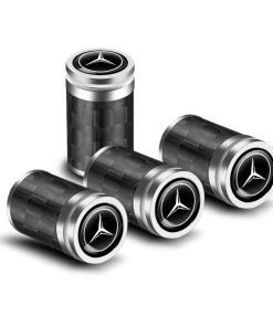 nắp chụp vòi bánh xe mercedes carbon cao cấp